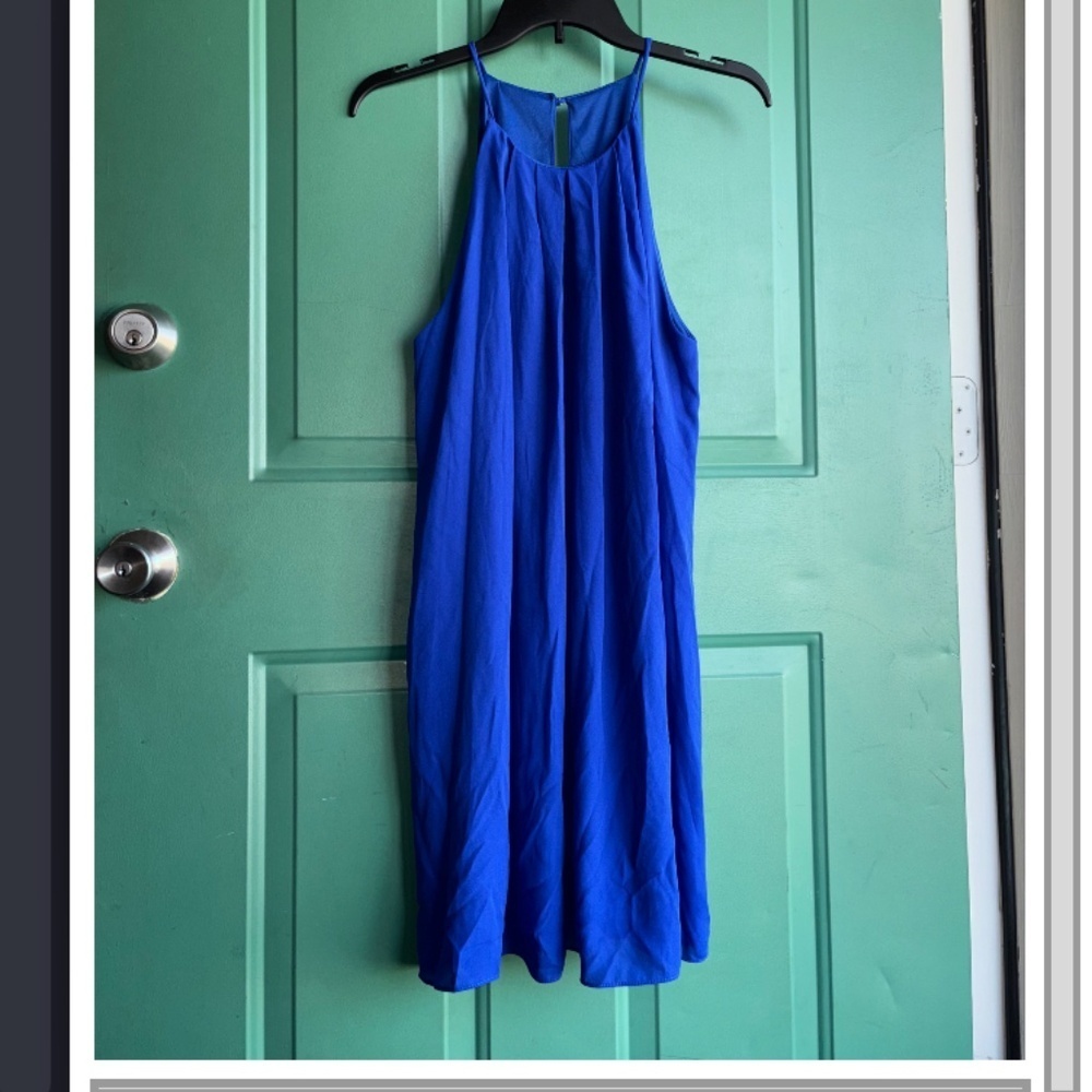 Embrace size large stunning royal blue dress